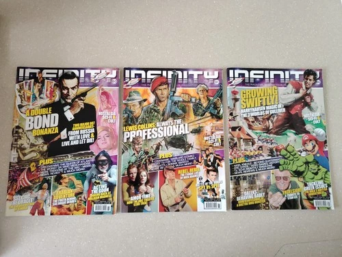 BUNDLE OF 3 UK INFINITY MAGAZINES ISSUE #60 ISSUE #61 & ISSUE #66 **VGC**