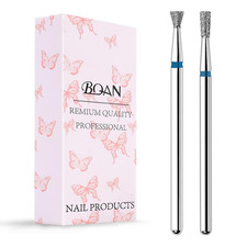 2Pcs Nail Drill Bits Diamond Cuticle Removal Bit for Acrylic Nails Manicure Nail