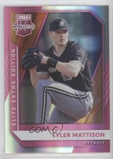 2021 Panini Elite Extra Edition Pink Tyler Mattison #79 uq5