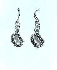 VAMPIRE TEETH DANGLE EARRINGS Gothic Halloween Horror Cosplay Jewelry
