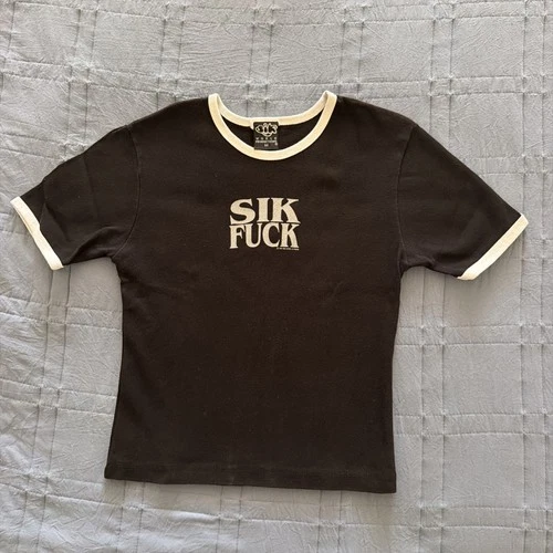 Sik World - SIK FK - T-Shirt M Black 90s Rare 1990s vintage concert t-shirt, vintage, single stitch, B+ condition