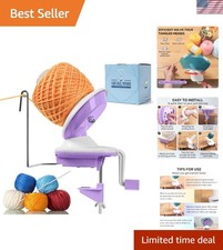 Yarn Winder 3.5 OZ - Efficient Yarn Spinner for Crochet Lovers, Low Noise