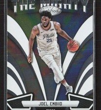 2018-19 Panini Certified #TM-15 Joel Embiid The Mighty Philadelphia 76ers