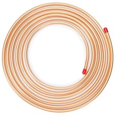 3/4" OD x 5 Ft Copper Tubing, 99.9 C12200 ASTM B280, T2 Pure Copper Tube, Re...