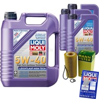 Inspektionspaket 8L Liqui Moly 5W-40 FüR Mercedes E-Klasse T-Model S211 S210