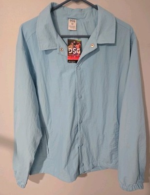 NWT DSG men's women's Cloudless Sky Blue COACHES JACKET Medium 