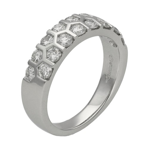 Ladies Platinum 1.00ct Diamond Set Eternity Ring - G/H - Picture 7 of 8