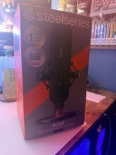 SteelSeries Alias USB Desktop Condenser Microphone Black