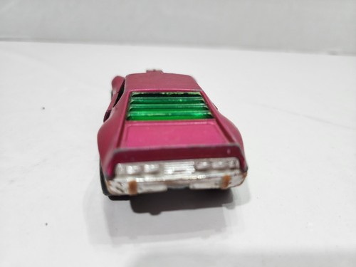 VINTAGE MATCHBOX LESNEY SPEEDKINGS # K-54 AMX JAVELIN DRUCKGUSS SPIELZEUGAUTO PINK 1975 - Bild 4 von 5