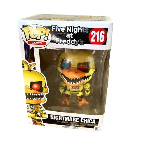 Funko Pop Five Nights At Freddy's Nightmare Chica 216 FNAF Vinyl Figure