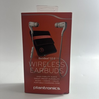 Plantronics Backbeat Go 2 Wireless Bluetooth Stereo Earbuds