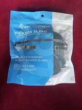 Blue Force Gear Vickers Sling Unpadded Nylon Hardware, Black.