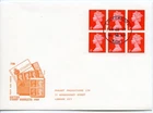 1969 6/- MACHIN BOOKLET PANE GREAT BRITAIN QE2 PHILART FDC CANTERBURY PMK vgc