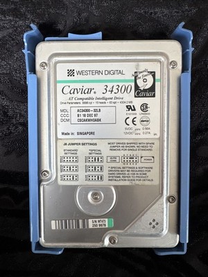 Western Digital Caviar 4.3GB Internal 5400RPM 3.5'' (AC34300) HDD