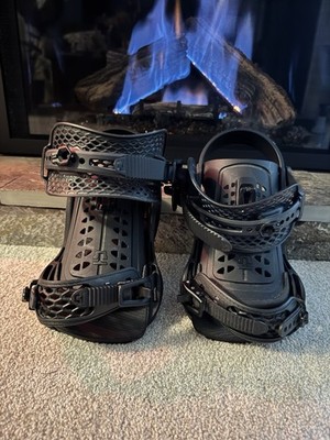 Union Trilogy Snowboard Bindings Size M Black NEW Unused All