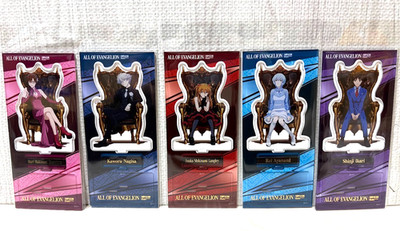 All of Evangelion 30th Anniversary Exhibition Acrylic Stand Set of 5 Limited