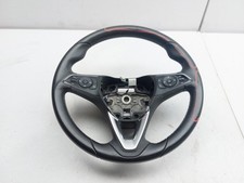 VAUXHALL CROSSLAND X MULTIFUNCTION LEATHER STEERING WHEEL 2018 34206806A