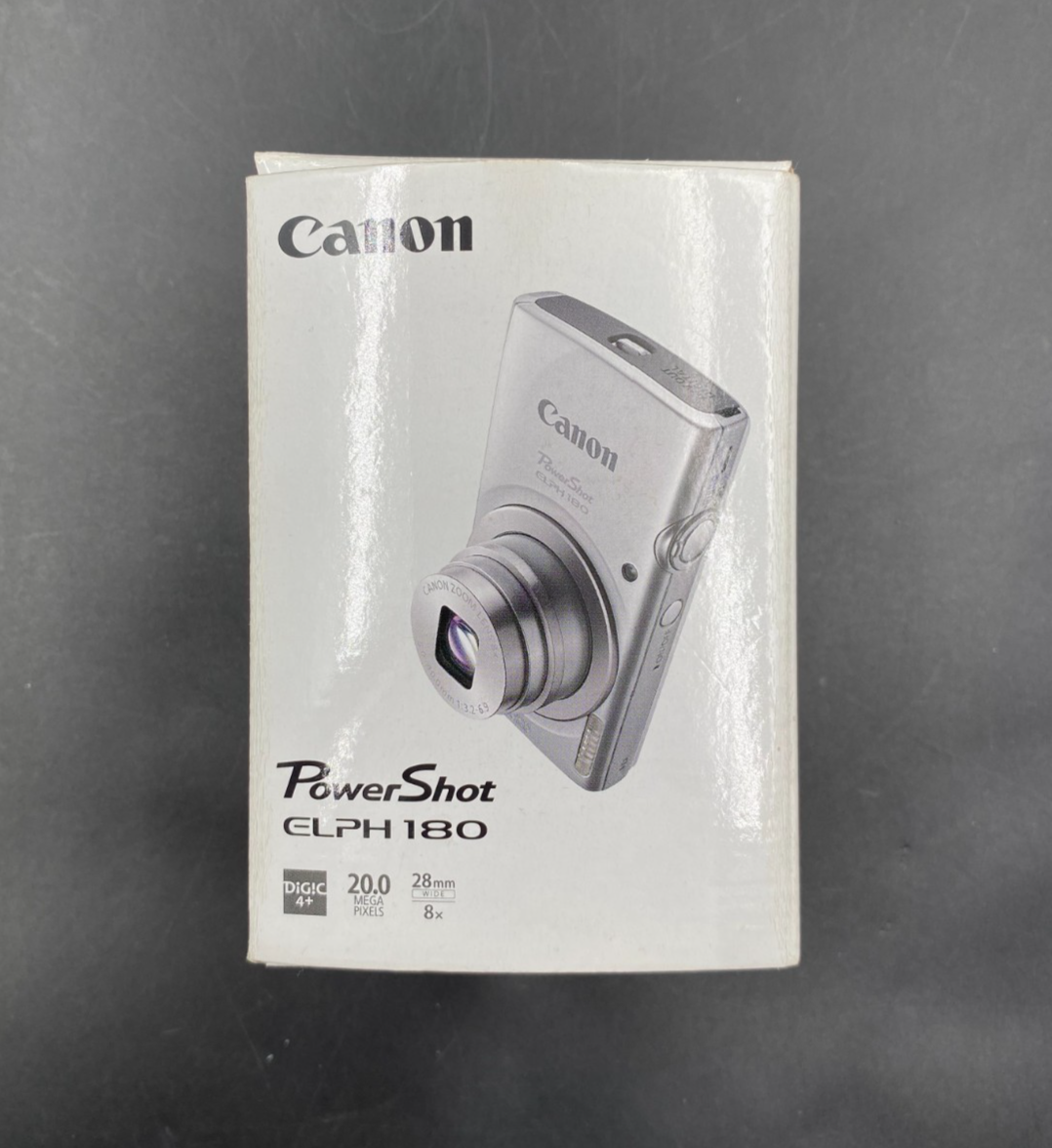 Canon PowerShot ELPH 1093C001 180 Digital Camera - Silver for sale