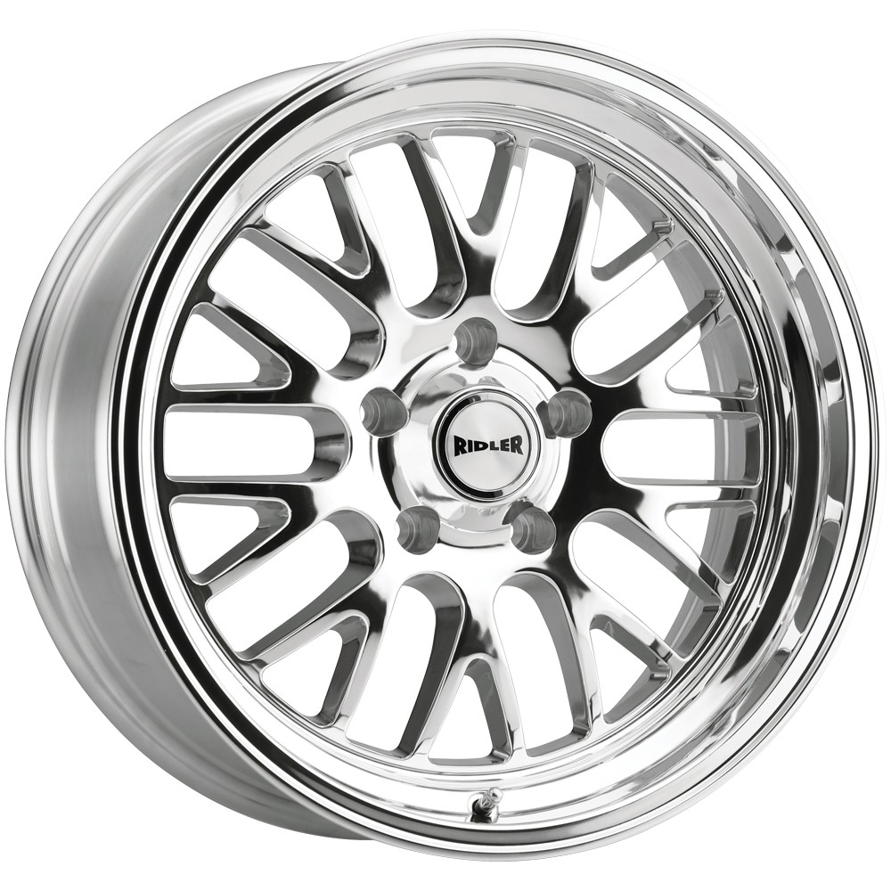 Ridler 607 18x8 5x4.75" +0mm Polished Wheel Rim 18" Inch