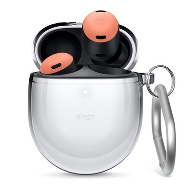 elago Google Pixel Buds Pro Pro 2 Clear Case Cover Karabiner Gebraucht