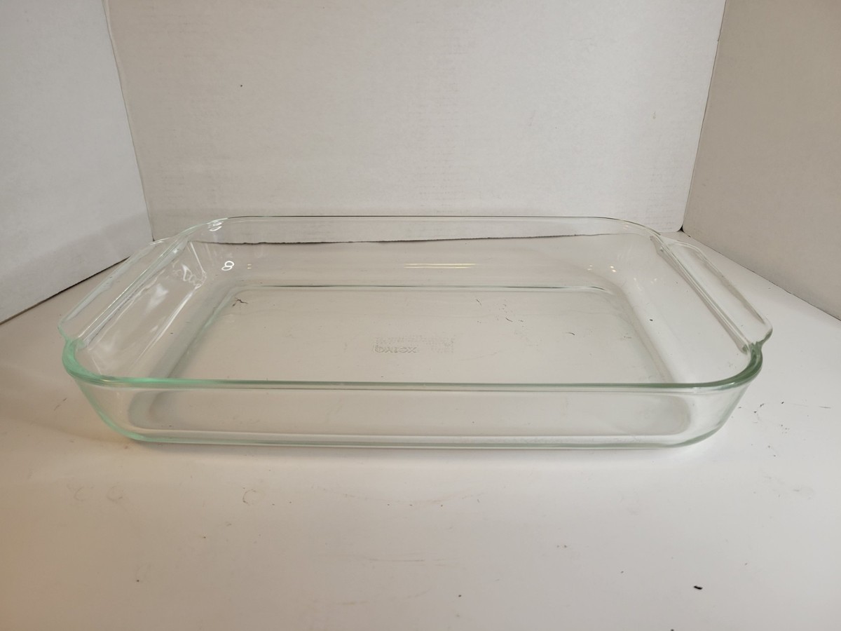 Lasagna Pan Qt Baking Dish With Lid PYREX Clear Glass 234R QT