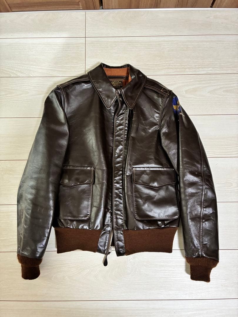 Buzz Ricksons A-2 Flight Jacket Excellent Used 36… - image 1