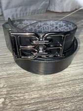 BALLY LOGO BUCKLE REVERSIBLE LEATHER BELT
