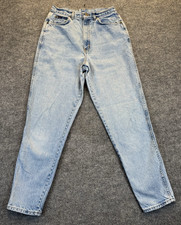 Vintage Chic High Rise Tapered Leg Jeans Women's Size 14 Tall Made in USA