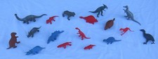 Lot Of 17 vintage MPC Dinosaur  prehistoric mammal figures no duplicates