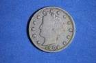 ESTATE FIND 1904 - Liberty V Nickel W/Cents!!  #K55395 — photo 1