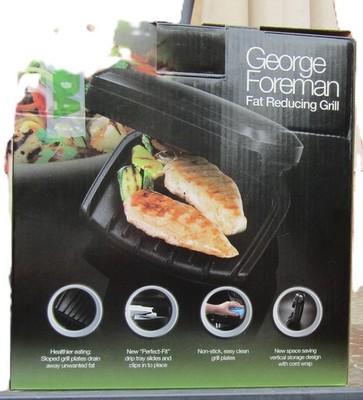 George Foreman Fettreduziergrill Compact 2 Portionen Grill