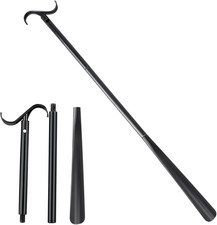 84CM Long Handled Shoe Horn Dressing Stick Sock Remover Dressing Aid Helper