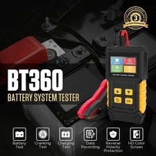 Battery Tester 12/24V Automotive Battery Tester Battery Diagnostic Tester