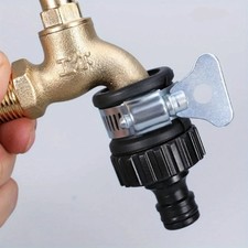 Universal Tap Connector To Garden Hose Pipe Mixer Kitchen Bath Tap Adapter UK