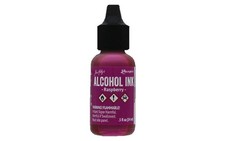 Ranger Tim Holtz Adirondack Alcohol Ink, Raspberry, 0.5oz,Art Paper