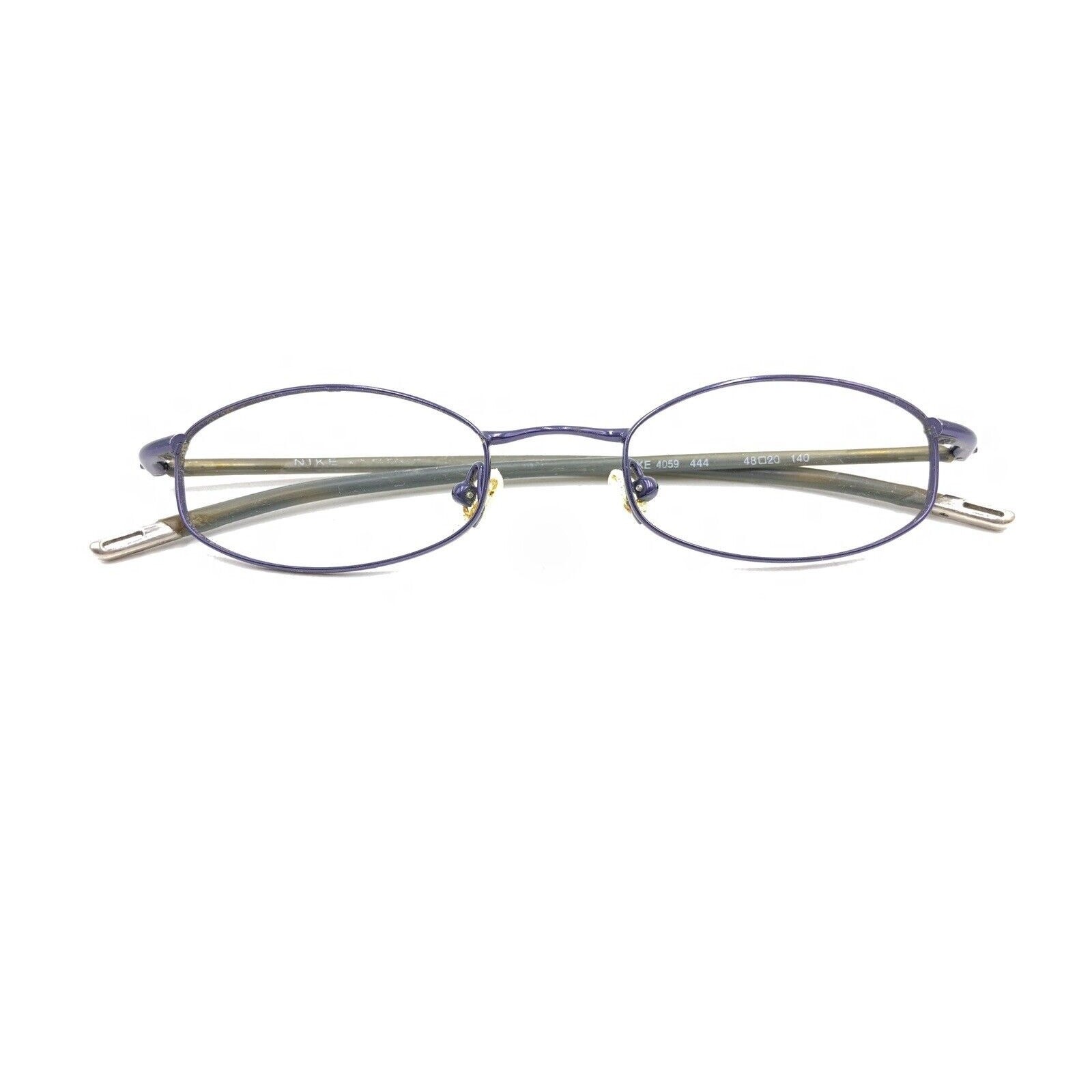 Nike 4059 444 Purple Gray Oval Eyeglasses Frames 48-20 140 Designer Men Women thumbnail 12