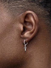 Sterling Silver Cross Earrings for Men and Women - Affordable Luxury