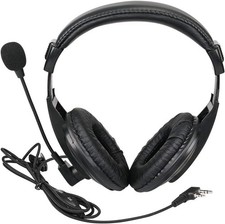 Walkie Talkie Headset with Mic, Hearing Protection Earmuffs, Boom Mic, Compatib