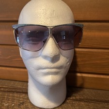 Vintage Nino Balli By Classic Blue Mist Sunglasses Italy Sun Trends 306 V4