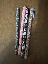 Vera Bradley Pen Set Of 4 Paisley Floral Multicolor