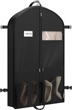 43-Inch Travel Garment Bag with Pockets for Suits, Dresses, Coats, Heavy Duty...