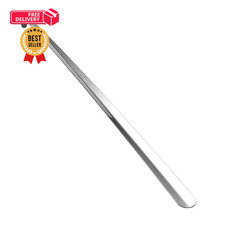 31.5" Long Shoe Horn, Horn Handle for Seniors, One Size, Silver