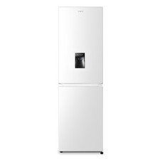 HYE 50/50 Frost Free Fridge Freezer 55cm with Water Dispenser 256L - White