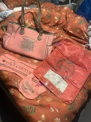 Juicy Couture Y2K Baby Wickeltasche & Matte mit Zubehör - einmal benutzt