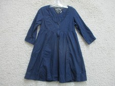 Tommy Hilfiger Dress Extra Small Adult Blue Knee Long Sleeve Casual Womens XS