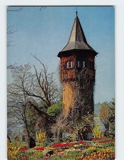 Postcard Schwedenturm an der Frühlingsstraße Insel Mainau Konstanz Germany