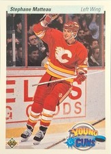 Stephane Matteau -- 1990 Upper Deck -- #535 -- Young Guns