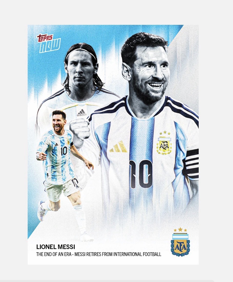 PRE-ORDER Lionel Messi - 2026 Argentina Topps NOW® - Card 1 CHANCE AT 1/1 AUTO view 2