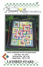 Layered Stars Quilt Pattern by Pleasant Valle...