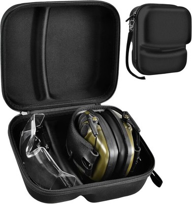 GWCASE Case Compatible with Walker's Razor Slim Electronic Earmuffs, Storage Hol